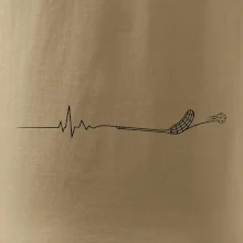 Florbalové EKG s florbalkou a míčkem