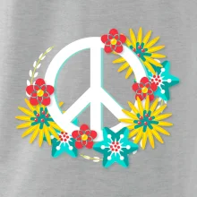 Peace symbol abstraktní