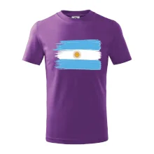 Argentina vlajka kreslená štětkou