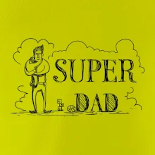 Kreslený nápis super dad