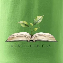 Růst chce čas rostlina v knize