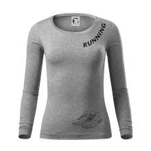 Running nápis šikmo