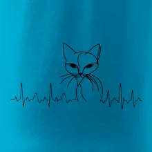 EKG křivka kočka