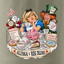 Alenka v říši dluhů čajový dýchánek státního rozpočtu