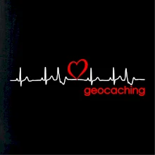 Moje srdce bije pro Geocaching -text