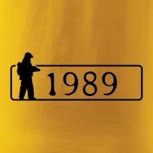 Hasič - ročník narození v rámečku