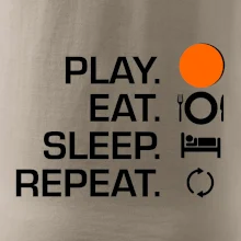 Hokejbal - Play eat sleep repeat
