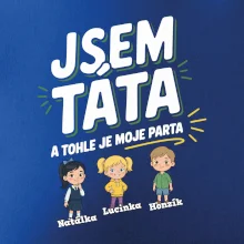 Jsem táta a tohle je moje parta  (obrázky a jména dětí)