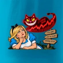 Alenka v říši dluhů kočka Šklíba graf státního dluhu