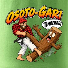 Osoto gari timber judo