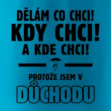 Dělám co chci, kdy chci důchod