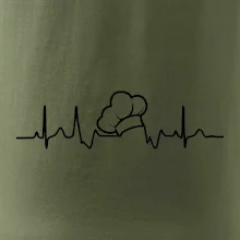 EKG kuchařská čepice