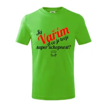 Já vařím - tvoje superschopnost? šikmý nápis