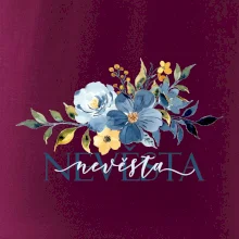 Nevěsta květy modré