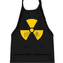 Radioaktivita - silueta města