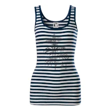 Konopí kytka černobílá