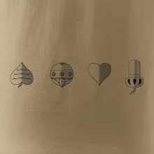 Prší - barvy hracích karet