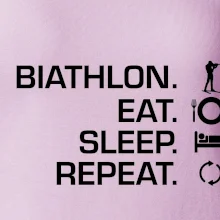 Biathlon Eat Sleep Repeat