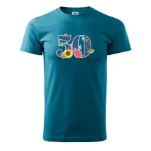 Květinové číslo kreslené - 50 Květinové číslo kreslené - 50