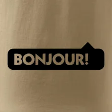 Nápis Bonjour