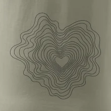 Topografické srdce z vrstevnic