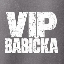 VIP babička černá grunge typografie