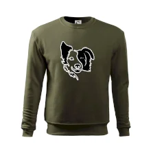 Border kólie obrys hlavy