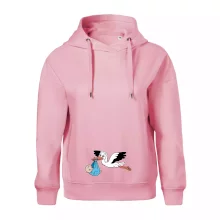 Čáp a miminko - kluk (Hana-creative)