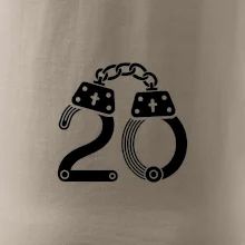 Narozeninové tričko pro policajta - pouta 20