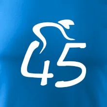 Cyklista slaví pětačtyřicítku (45)