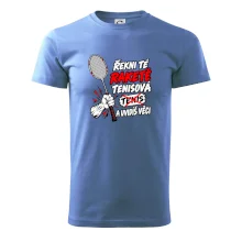 Badmintonová raketa není tenisová