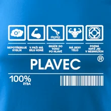 Čárový kód  - Plavec