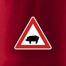 Dopravní značka - Pozor prase domácí