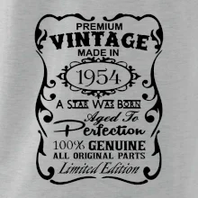 Vintage Etiketa - 1954