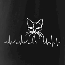 EKG křivka kočka