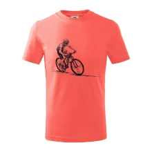 MTB kreslený cyklista