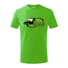 Bagrista v kruhu - vlastní nápis