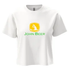 John Beer jelen s pivem