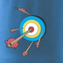 Šípy v barevném terči