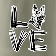 Německý ovčák love