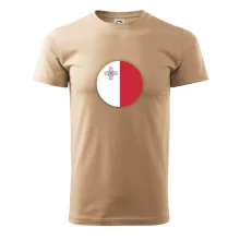 Vlajka Malta kulatá velká