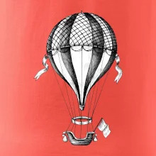 Horkovzdušný balón  kreslený