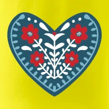 Folklor - srdce modré plné