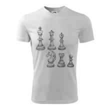 Šachové figurky kreslené