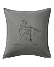 Houslistka jedním tahem