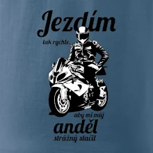 Silniční motorka - jezdím tak rychle, aby mi můj anděl strážný stačil