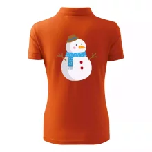 Sněhulák se šálou