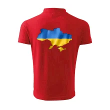 Ukrajina vlajka mapa