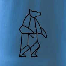Geometrie lední medvěd stojící