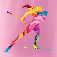 Barevná běžkařka